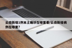 云南新增1例本土确诊在哪里看/云南新增病例在哪里?
